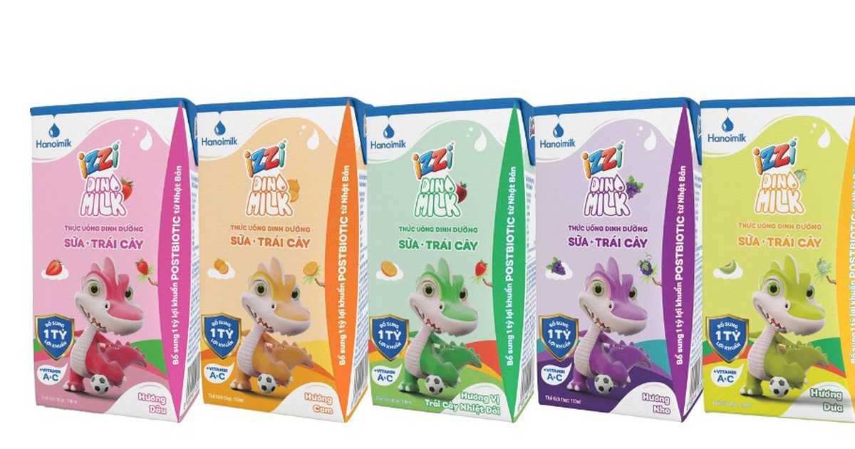 IZZI Dinomilk: Xu hướng thức uống dinh dưỡng cho trẻ