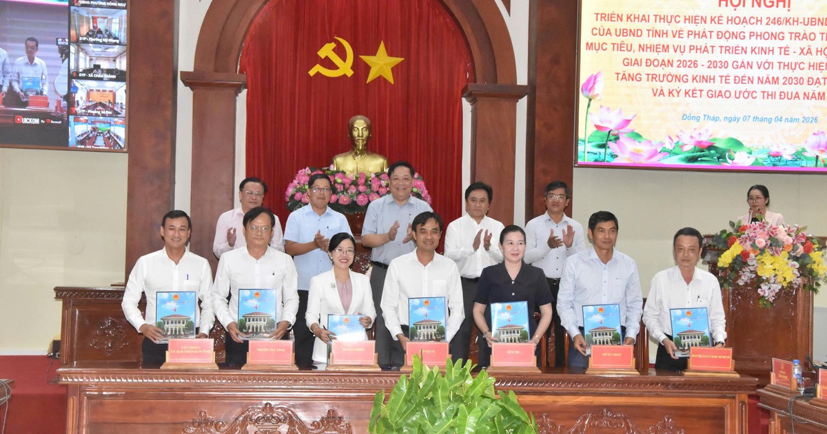 Đồng Tháp phát động thi đua, quyết tâm tăng trưởng 2 con số