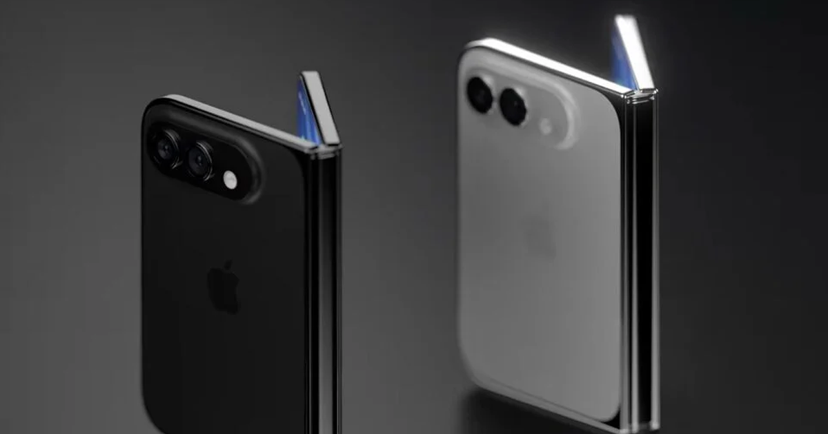 iPhone gập lộ diện thiết kế độc đáo
