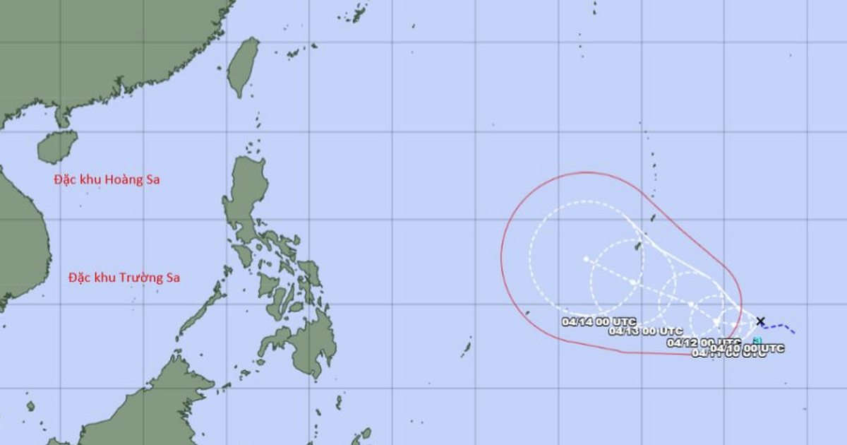 Áp thấp nhiệt đới khả năng mạnh lên bão ở tây bắc Thái Bình Dương