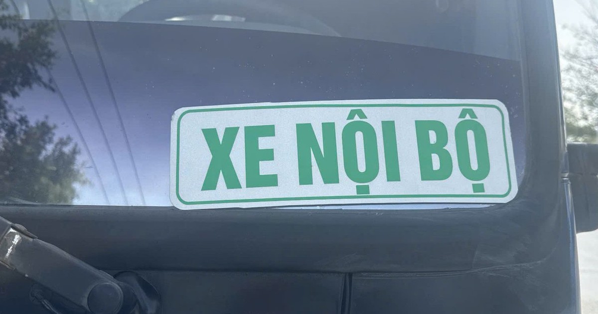 Siết chặt quy định về phương tiện vận tải dán nhãn 'xe nội bộ