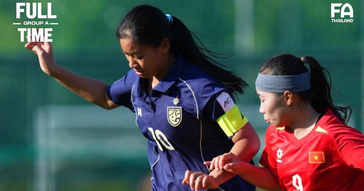 U.17 nữ Việt Nam hòa nghẹt thở U.17 nữ Thái Lan ở giải châu Á: Đấu Trung Quốc ngày nào?