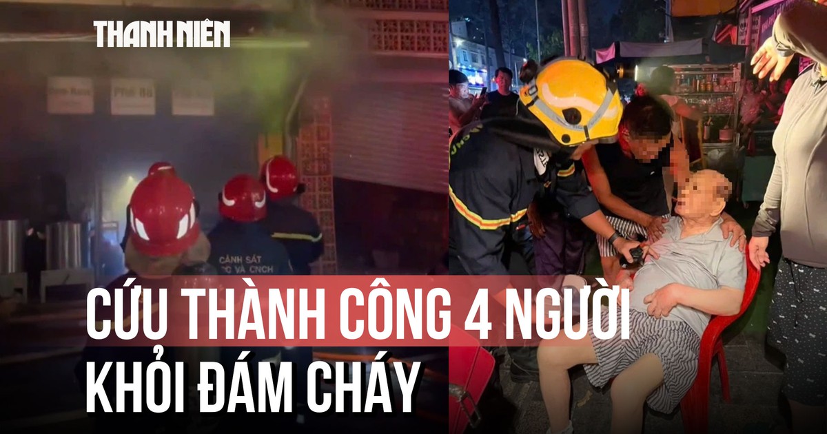 Cận cảnh giải cứu cụ ông 92 tuổi khỏi đám cháy