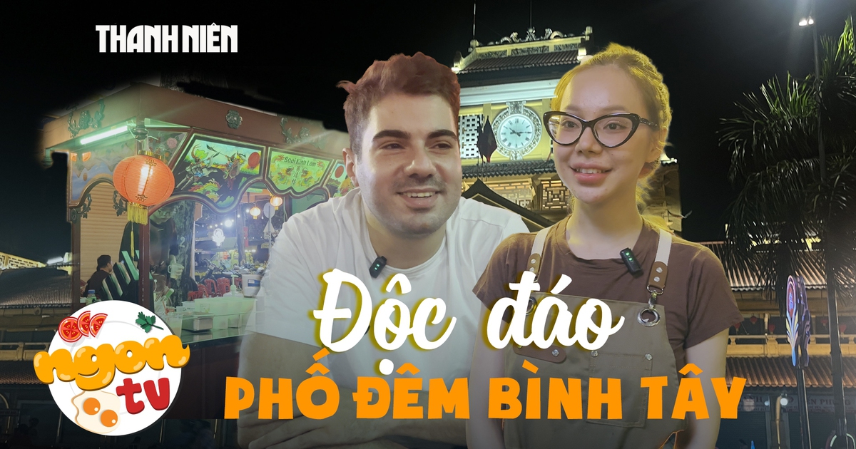 Mẫu ảnh bán bánh tráng, xe hủ tiếu bán trà sữa: Phố đêm Bình Tây có gì thú vị?