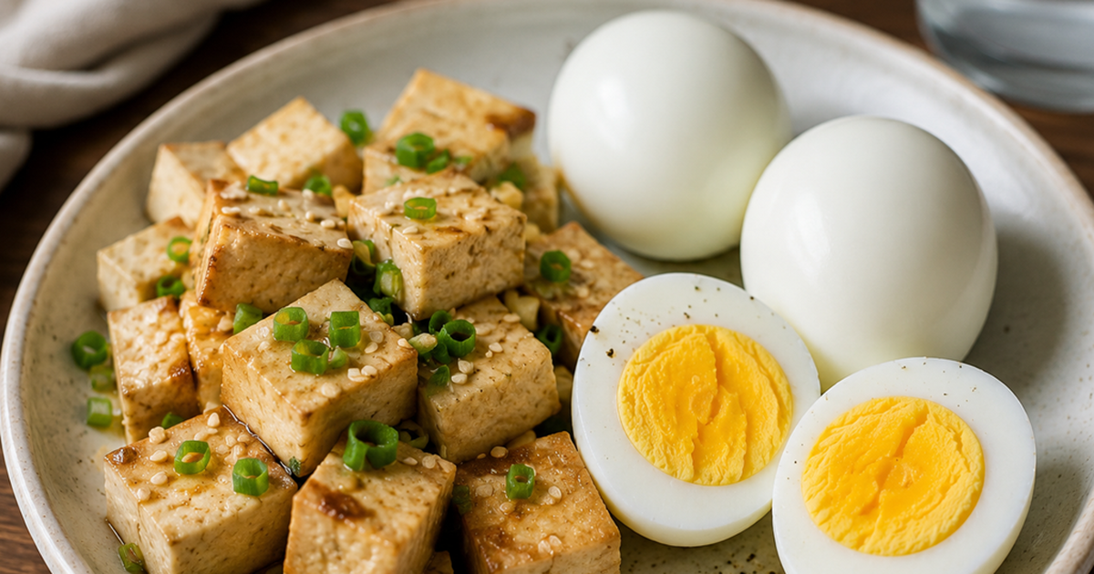 Trứng và đậu hũ: Nguồn protein nào phù hợp với bạn?