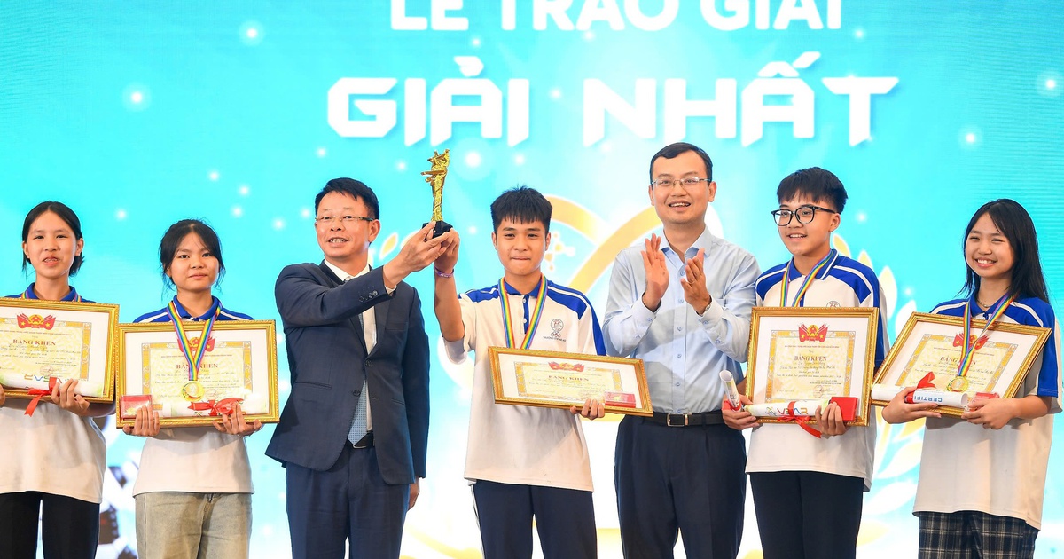 Học sinh giành nhiều giải thưởng tại vòng chung kết quốc gia STEM, AI và Robotics