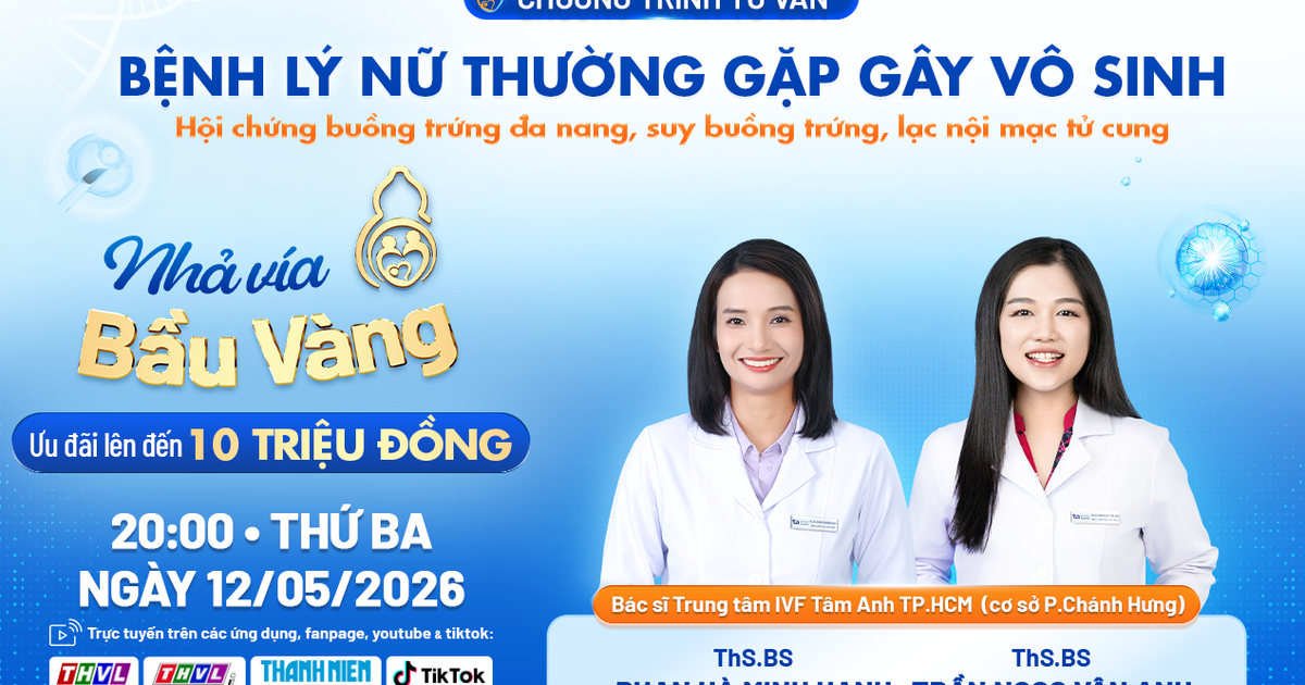 Tư vấn sức khỏe: Bệnh lý nữ thường gặp gây vô sinh