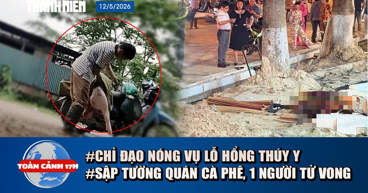 Toàn cảnh 17h: Chỉ đạo nóng vụ thú y để thương lái tự kiểm dịch | Sập tường quán cà phê, 1 người tử vong