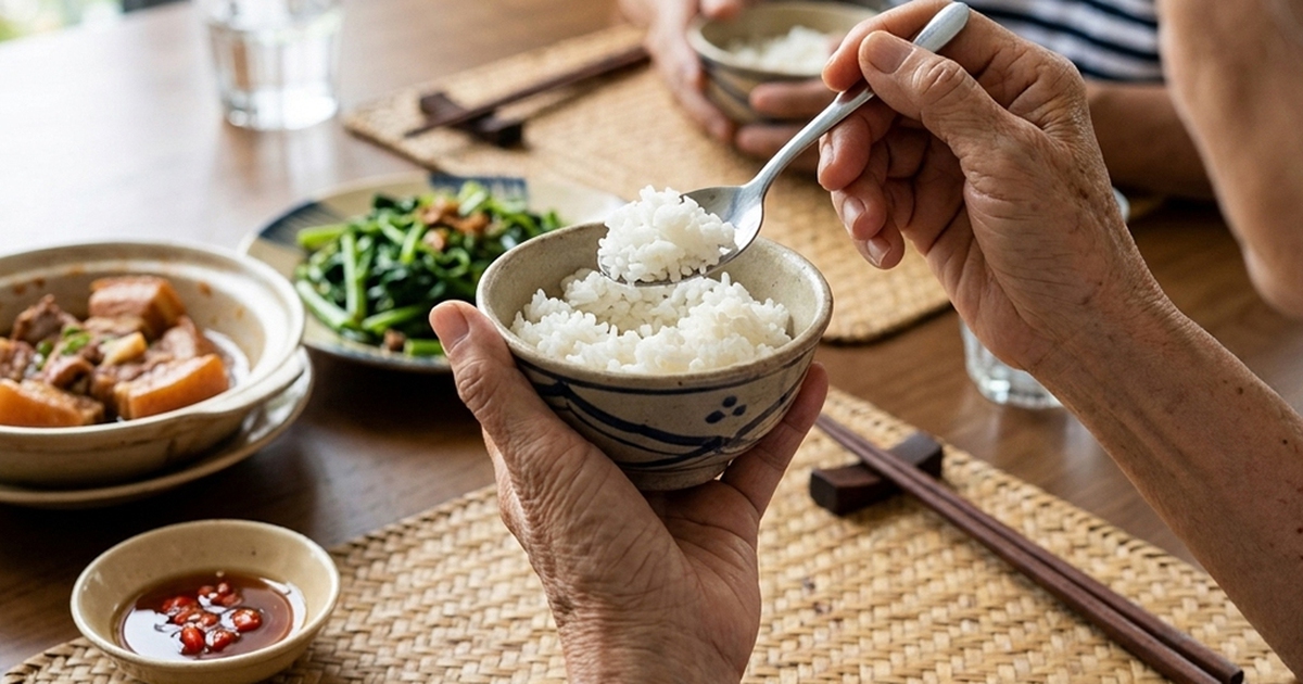 Bớt 2 muỗng cơm mỗi bữa: Huyết áp, mỡ máu, đường huyết, cân nặng đều nhờ
