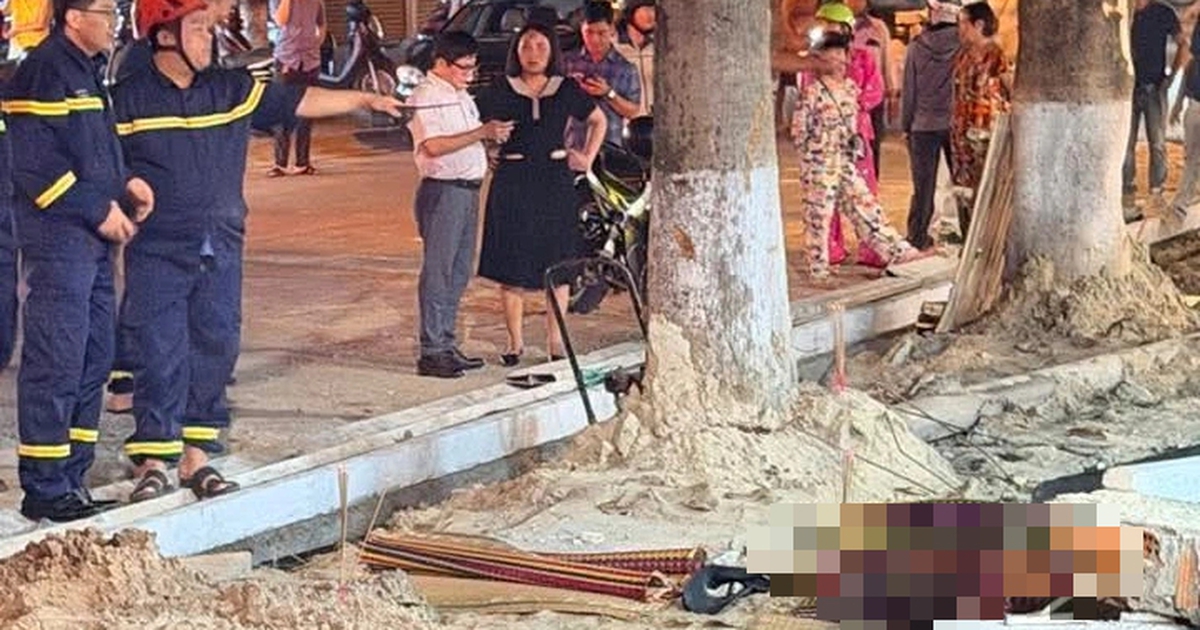 Đà Nẵng: Tường quán cà phê đổ, đè chết nam công nhân đang thi công vỉa hè