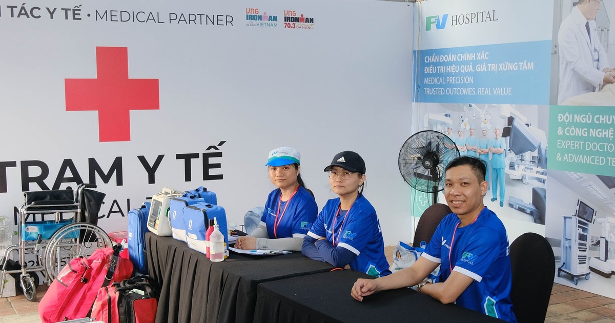Bệnh viện FV dựng lá chắn chuẩn quốc tế cho Ironman 70.3 Đà Nẵng 2026
