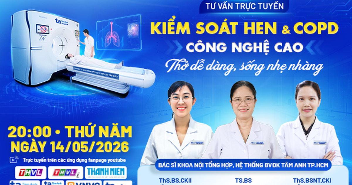 Kiểm soát Hen & COPD bằng công nghệ cao: Thở dễ dàng, sống nhẹ nhàng