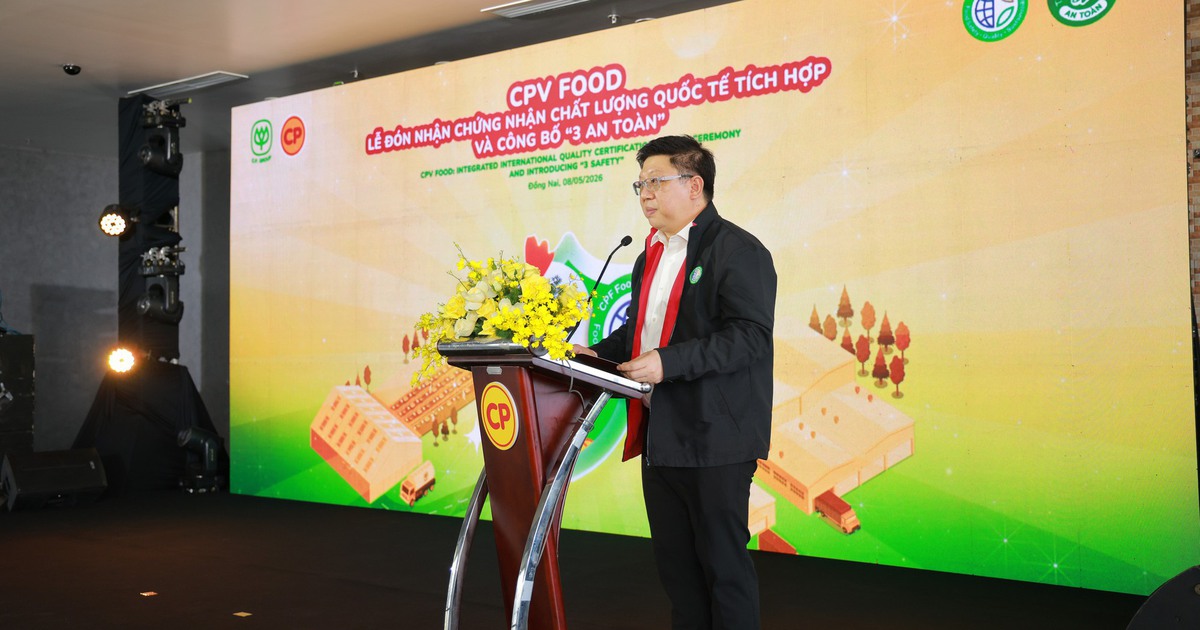 CPV Food cam kết thực hiện '3 an toàn'