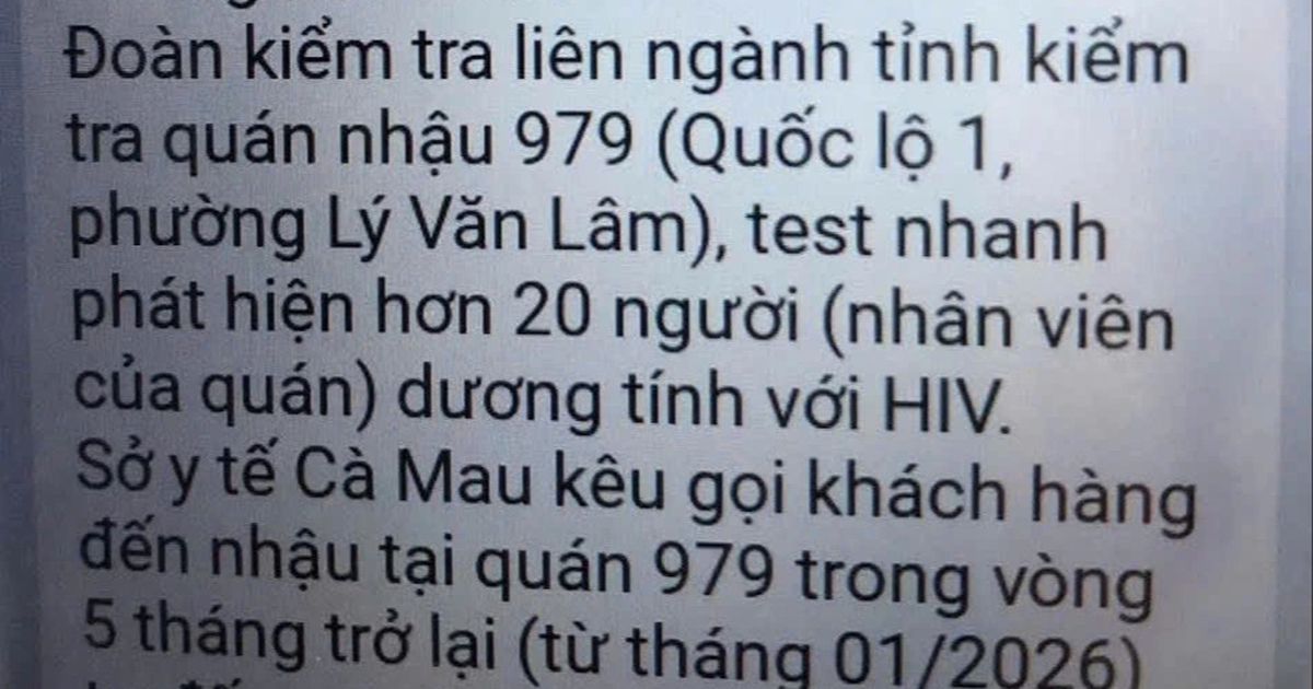 Chủ nhà hàng Cà Mau trình báo công an sau tin đồn 'có nhân viên nhiễm HIV'