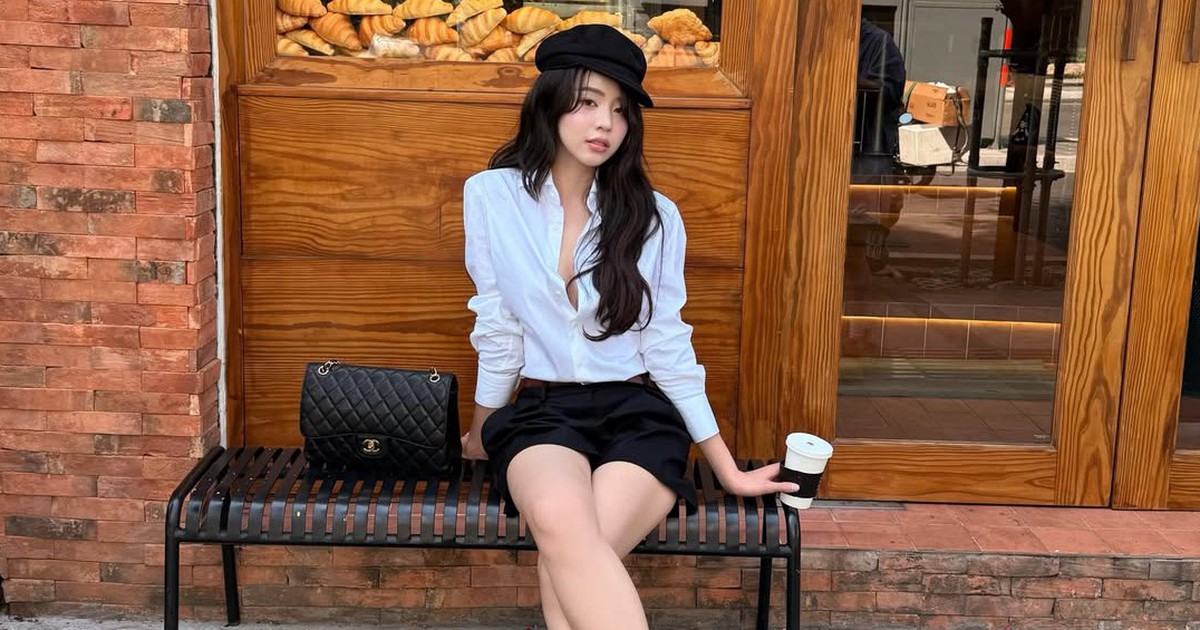 Điểm nhấn nhẹ nhàng nhưng nổi bật từ áo sơ mi trắng