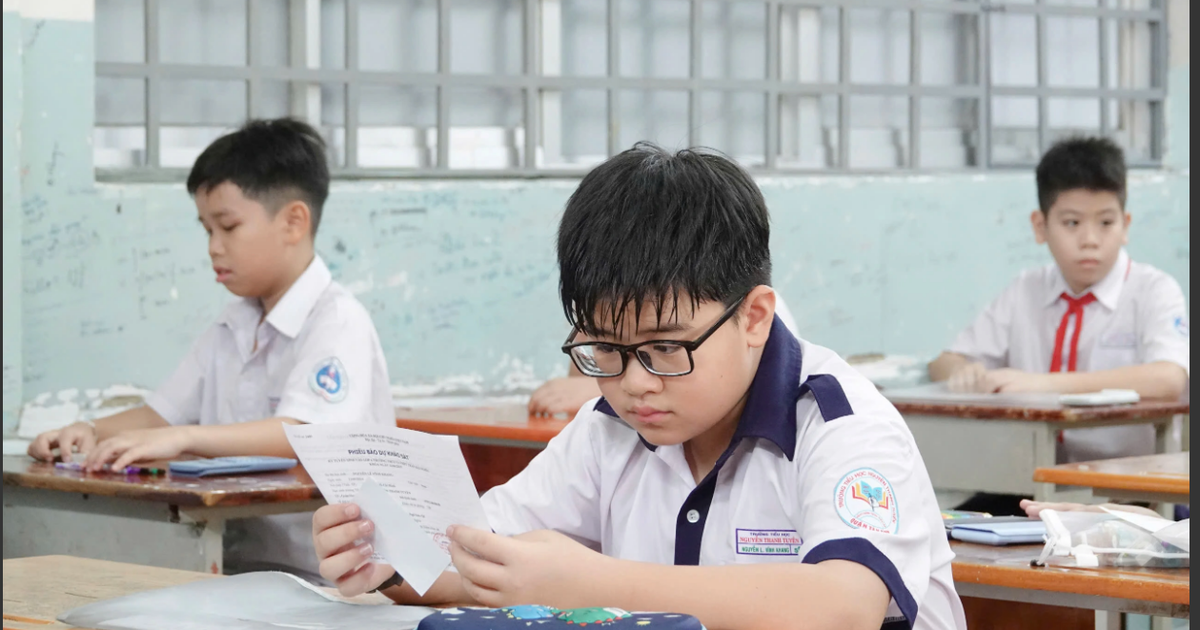 Trường Trần Đại Nghĩa khảo sát lớp 6 vào ngày 1.7 cùng 4 trường khác