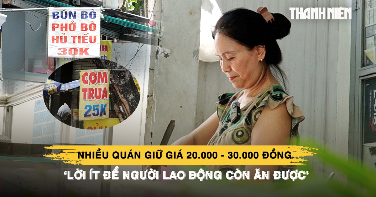 Chi phí leo thang, nhiều quán giữ giá 20.000 - 30.000 đồng