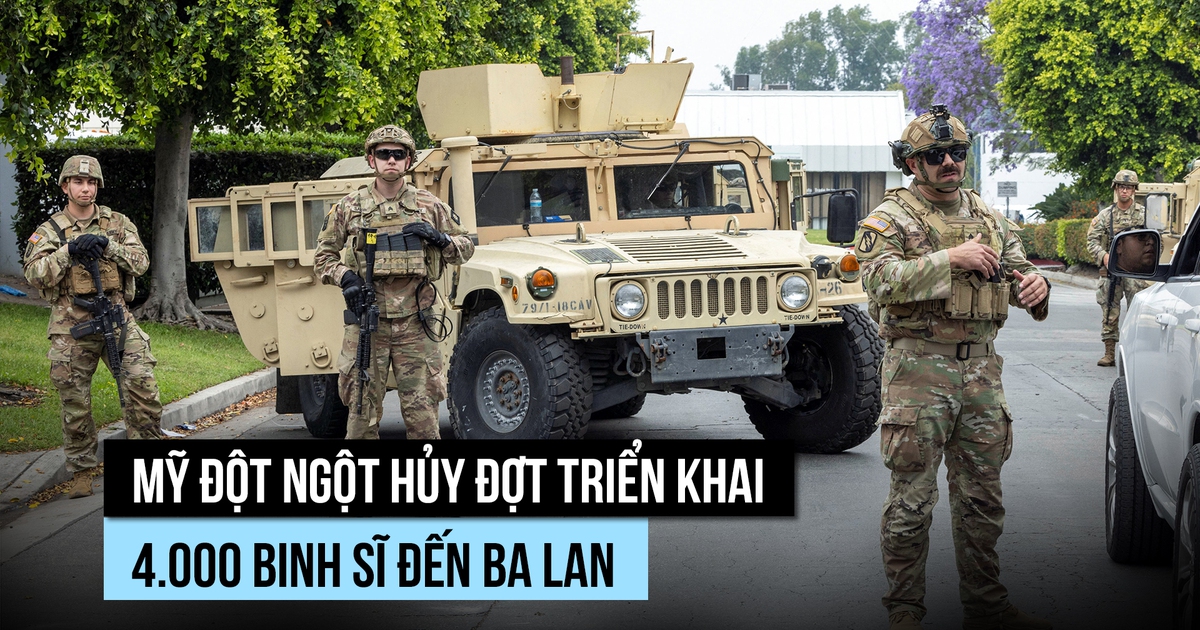 Mỹ bất ngờ hủy đợt triển khai quân đến Ba Lan