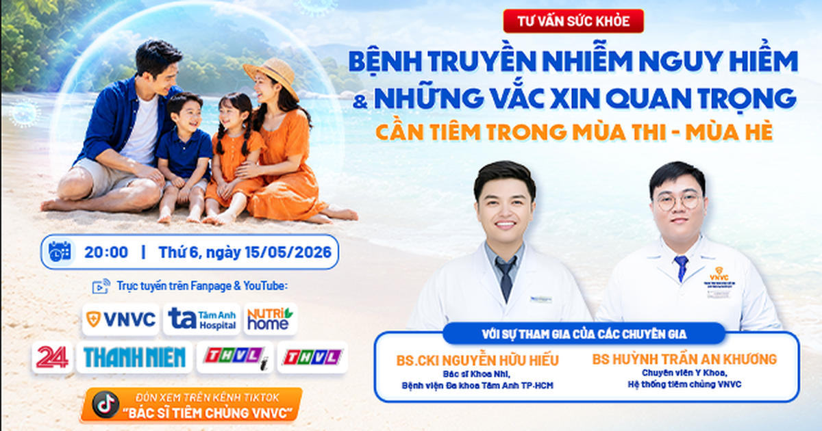 Tư vấn sức khỏe: Những vắc xin quan trọng cần tiêm trong mùa thi - mùa hè