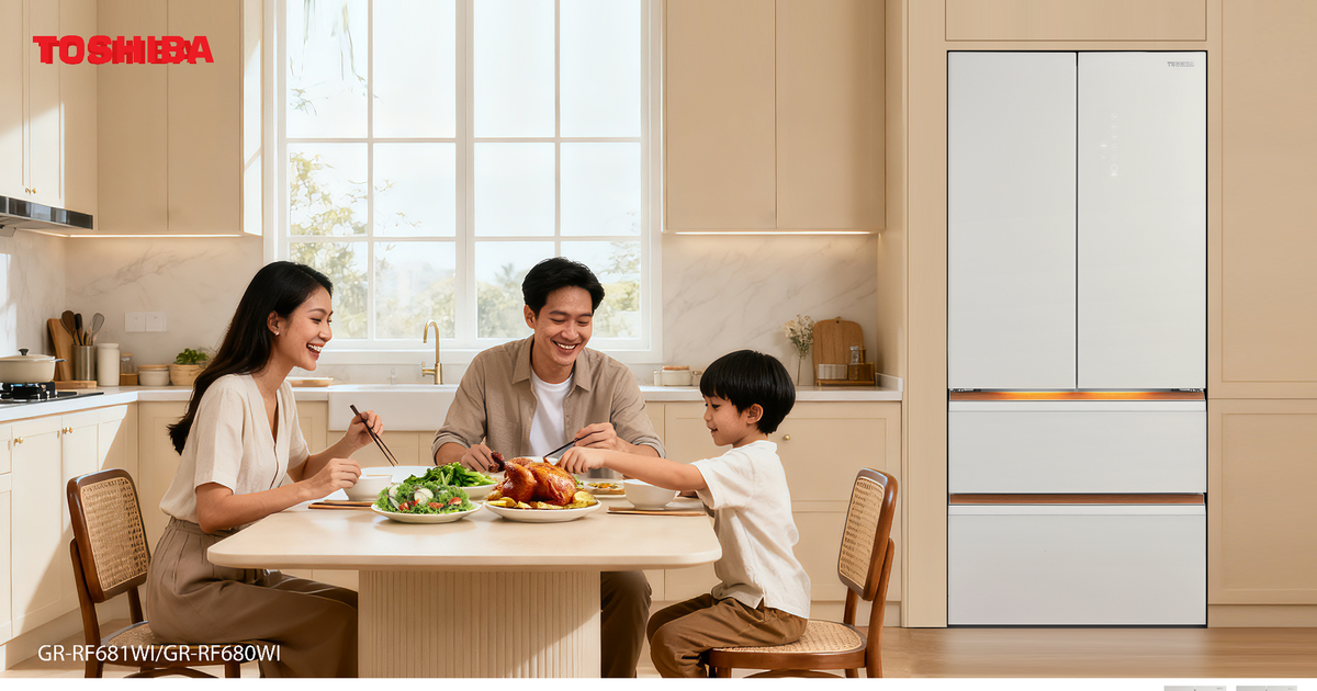 Toshiba ra mắt tủ lạnh JAPANDi Series Kumo, kiến tạo 'trạm sạc' cho tổ ấm