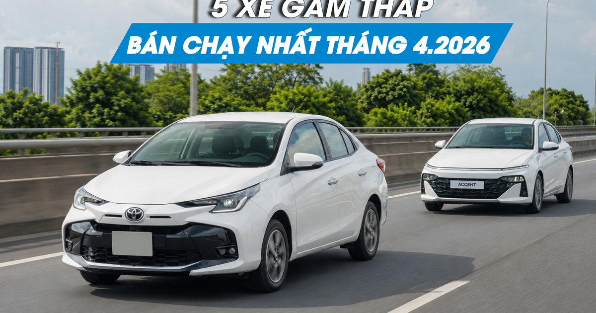 Xe sedan nào bán chạy nhất Việt Nam tháng 4.2026?