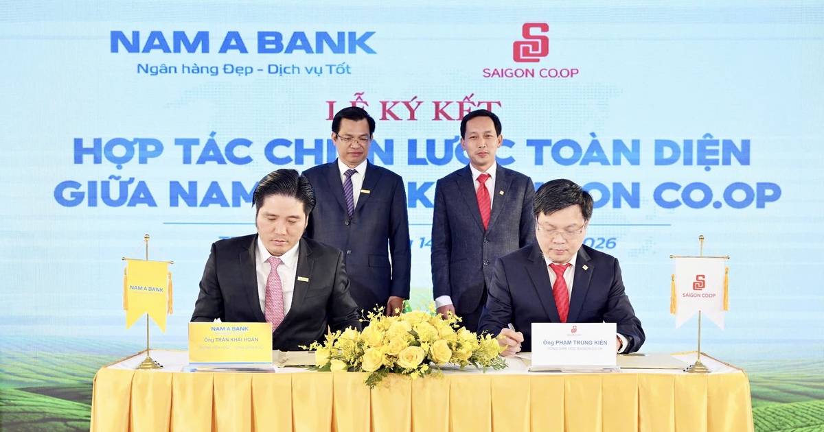 Nam A Bank hợp tác cùng Saigon Co.op phát triển mô hình hệ sinh thái toàn diện