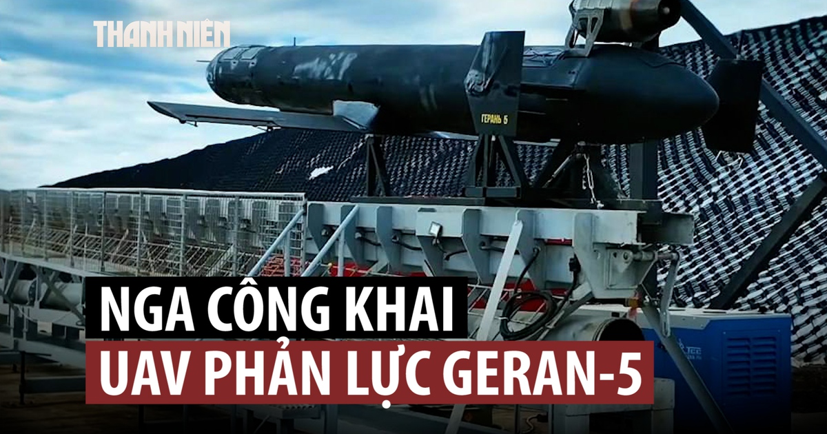 UAV tự sát phản lực Geran-5 của Nga ra mắt