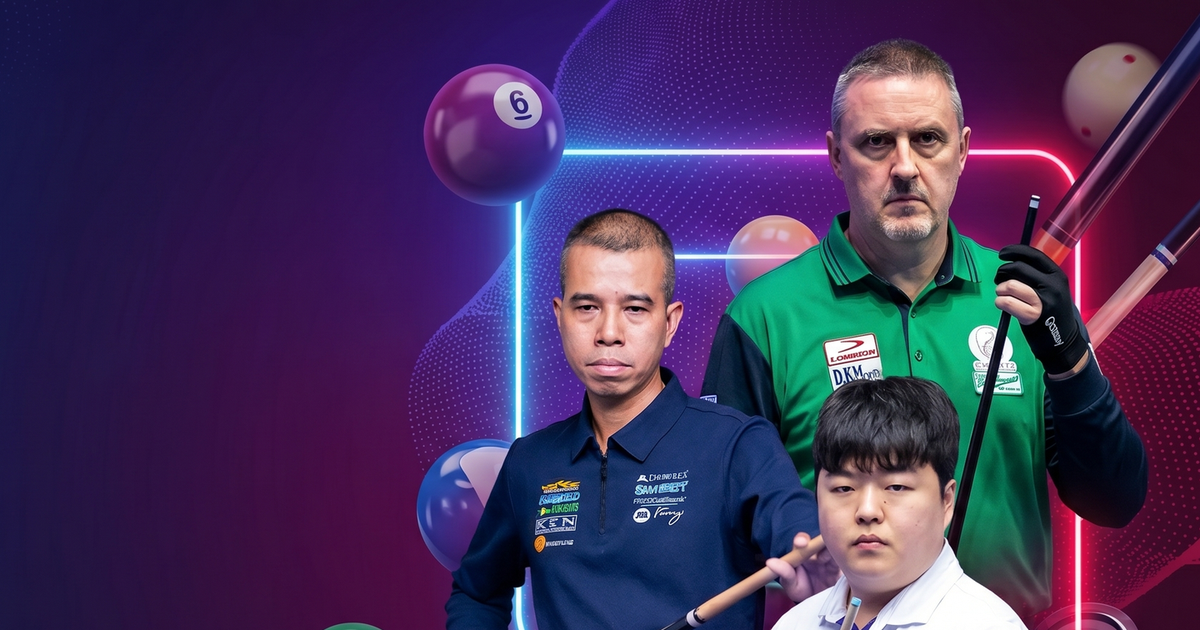 Billiards: Trần Quyết Chiến, Cho Myung-woo và thiên tài Caudron là hạt giống số 1