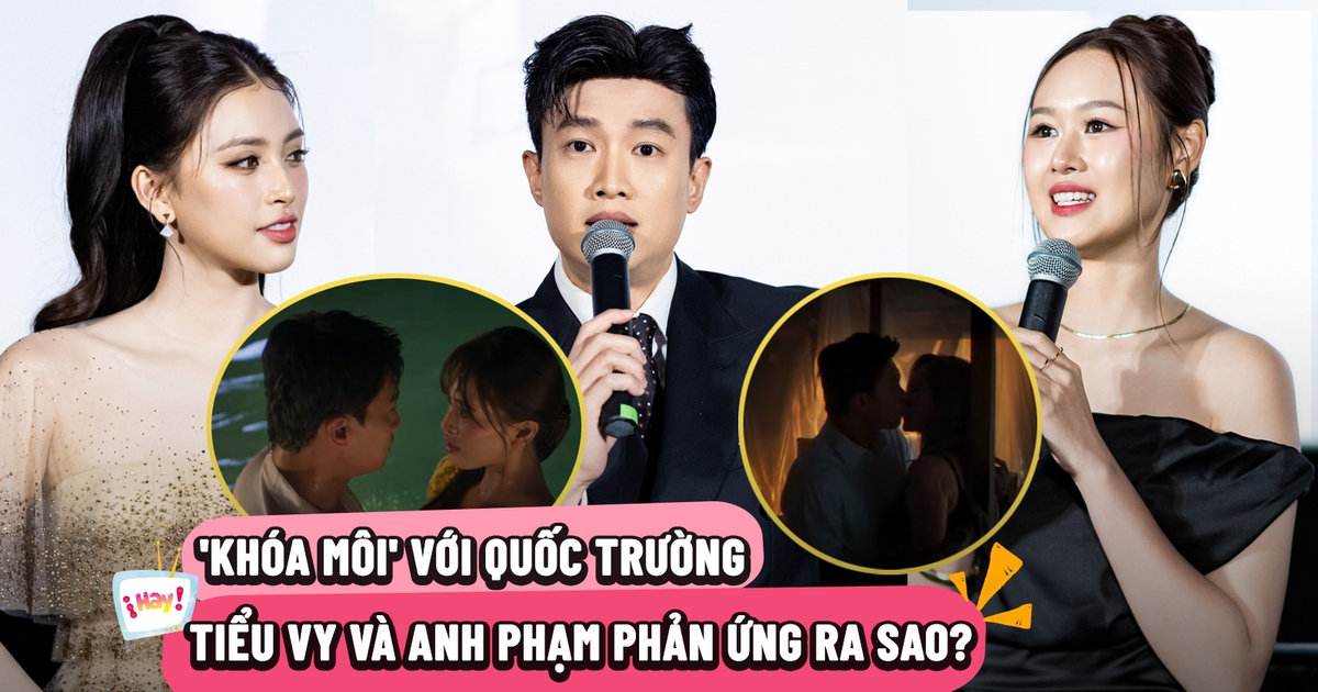 Quốc Trường 'khóa môi' hai mỹ nhân Tiểu Vy và vợ Anh Đức