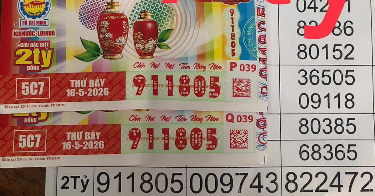TP.HCM: Người đàn ông trung niên trúng 4 tỉ xổ số miền Nam đổi thưởng... 'thần tốc'