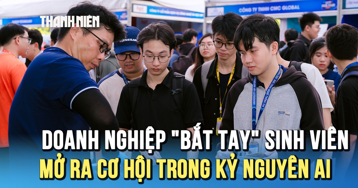 Ngày hội việc làm UIT 2026: Doanh nghiệp 'bắt tay' sinh viên, mở rộng cơ hội trong kỷ nguyên AI