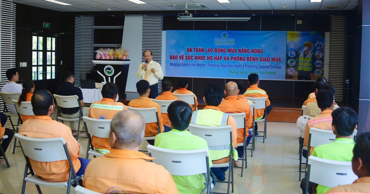 VWS tăng cường kiến thức phòng bệnh mùa nắng nóng cho người lao động
