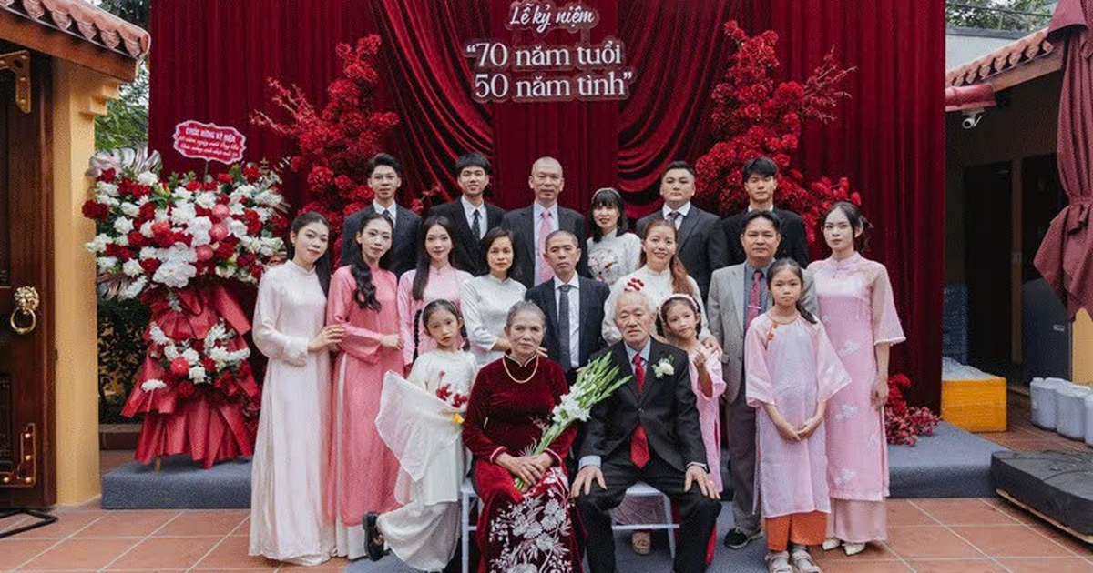 Nên duyên nhờ mai mối, cặp đôi 70 tuổi tổ chức đám cưới vàng sau nửa thế kỷ