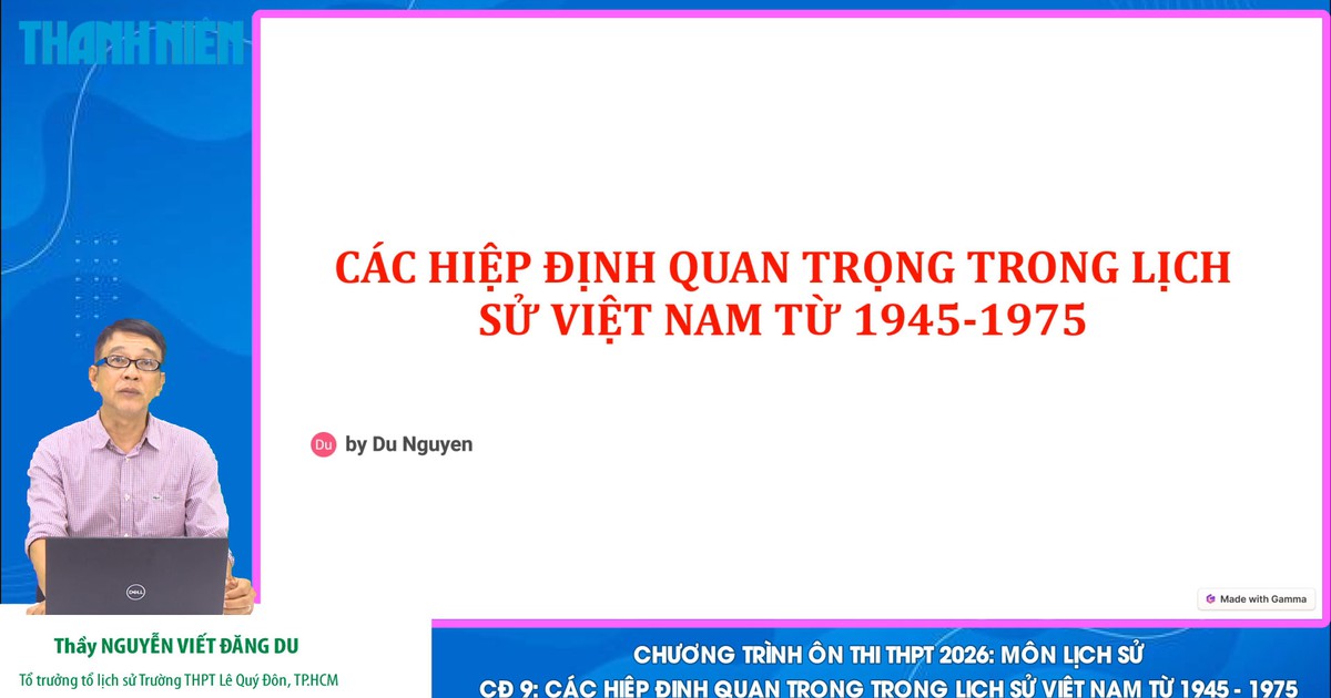 BÍ QUYẾT ÔN THI THPT 2026 | Môn lịch sử | Chuyên đề 9 | Các Hiệp định quan trọng trong lịch sử Việt Nam từ 1945 đến 1975