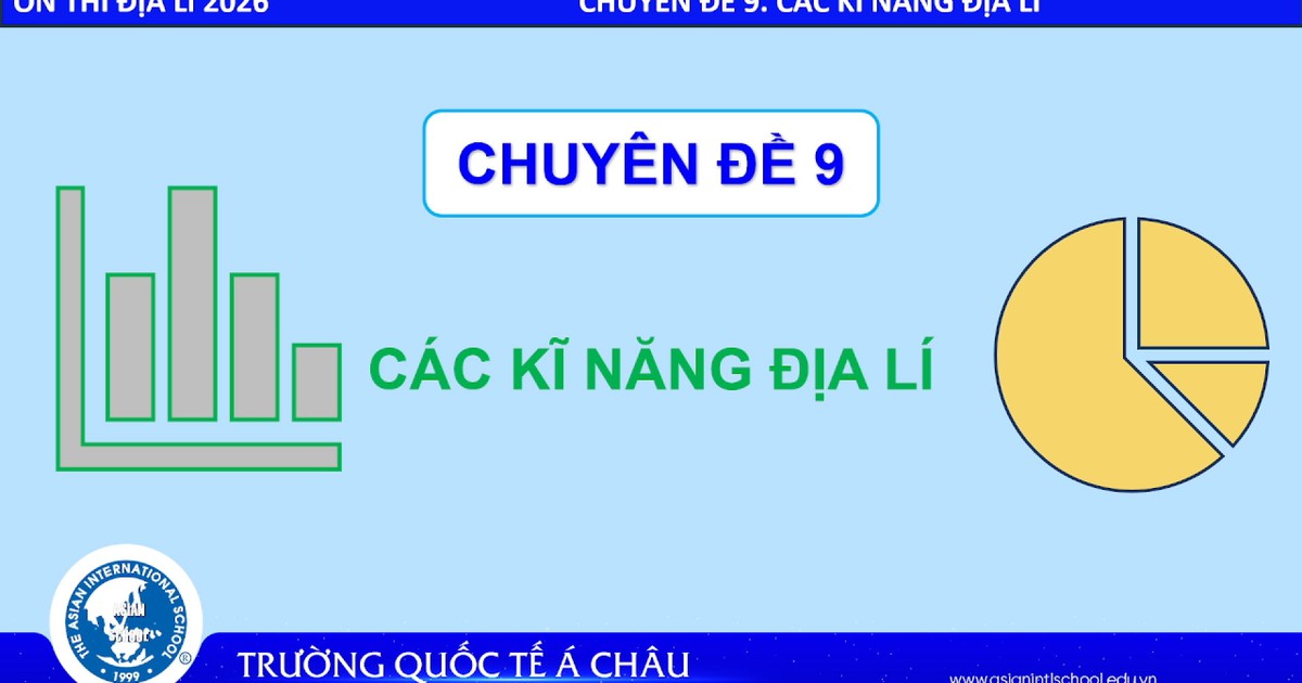 BÍ QUYẾT ÔN THI THPT 2026 | Môn địa lý | Chuyên đề 9 | Các kỹ năng địa lý