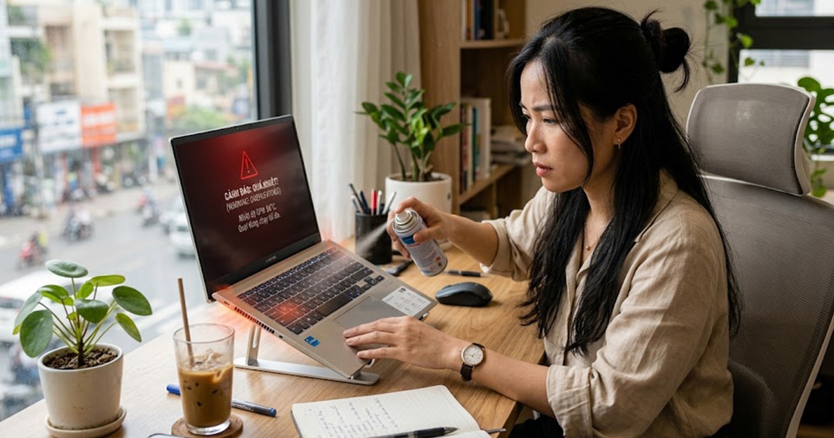 Những sai lầm tai hại khi xử lý laptop quá nóng