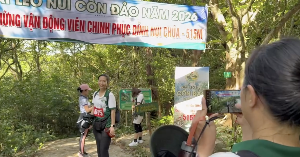 Sôi nổi giải leo núi Côn Đảo năm 2026: Chinh phục đỉnh Núi Chúa