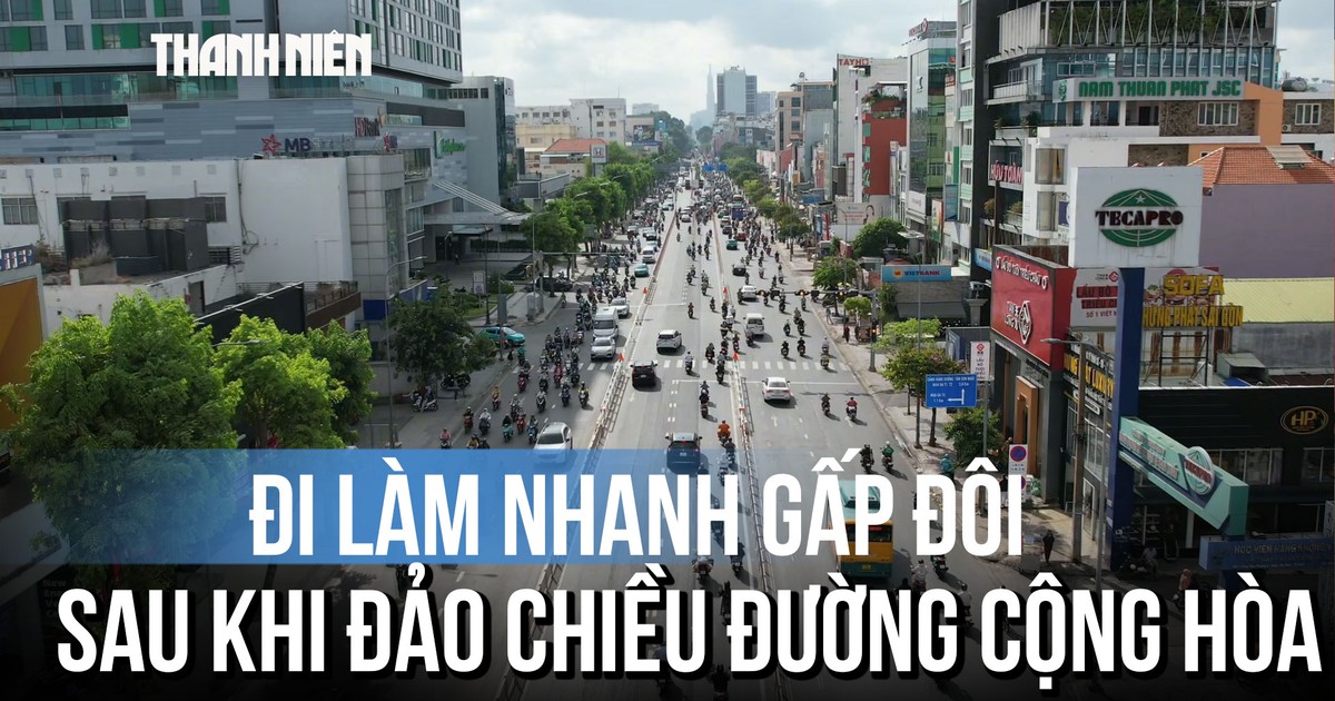 Đảo chiều đường Cộng Hòa, người dân thoát cảnh dậy sớm đi làm vì sợ ùn tắc