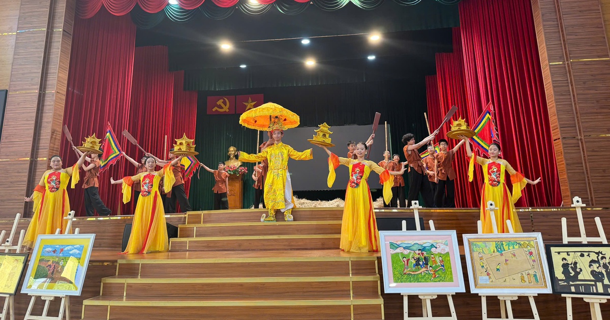 Học ngữ văn bằng cách làm game, quay phim về trò chơi dân gian