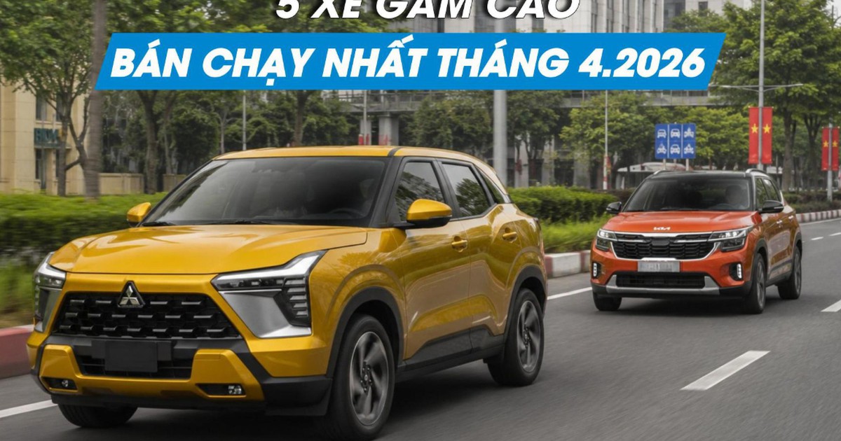 Người Việt ưa chuộng xe gầm cao nào nhất tháng 4.2026?