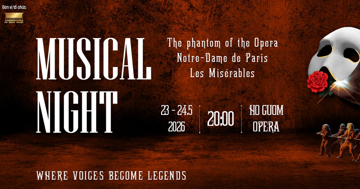 Nhạc trưởng Đồng Quang Vinh cùng dàn nghệ sĩ opera Việt hội ngộ trong Musical Night