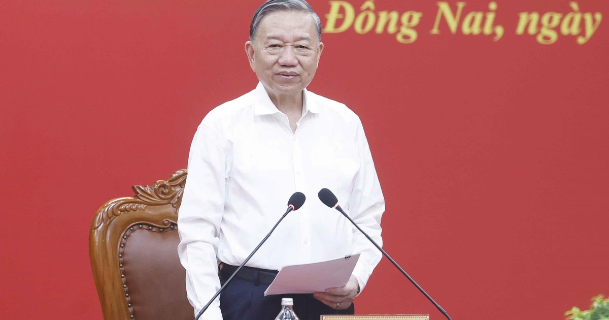 Tổng Bí thư, Chủ tịch nước Tô Lâm làm việc với Thành ủy Đồng Nai