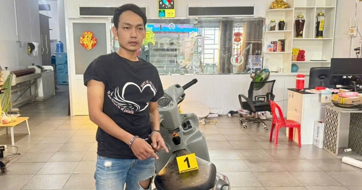 Bắt nghi phạm thực hiện 2 vụ trộm cắp xe máy và iPhone trong 1 ngày