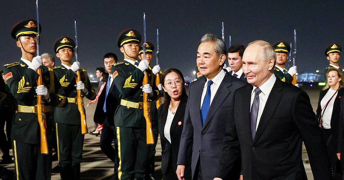 Ông Putin đến Bắc Kinh, bắt đầu chuyến công du Trung Quốc