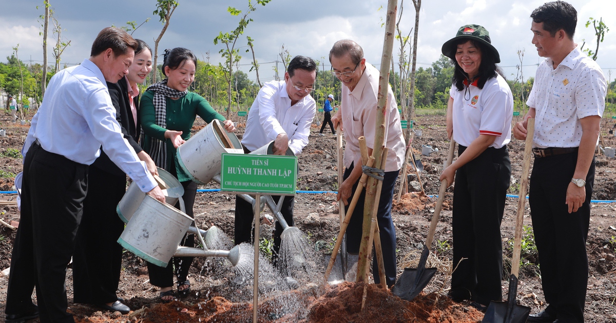 TP.HCM tổ chức trồng cây mừng sinh nhật Bác