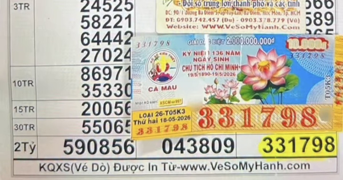 Trúng độc đắc xổ số miền Nam: Người đàn ông để dành làm vốn, chia cho người thân