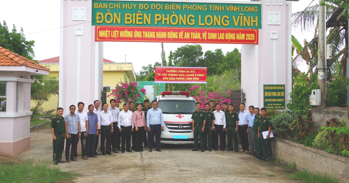 Ra mắt 'Xe cứu thương Biên phòng' miễn phí tại xã biên giới biển