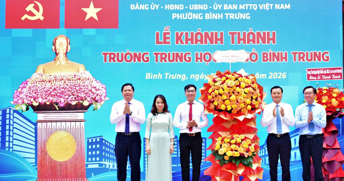 TP.HCM khánh thành trường THCS xây dựng theo mô hình trường tiên tiến, hội nhập quốc tế