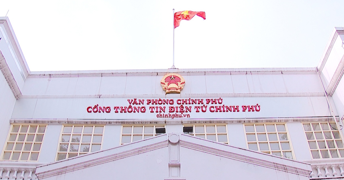 Đề xuất đổi tên Cổng Thông tin điện tử Chính phủ