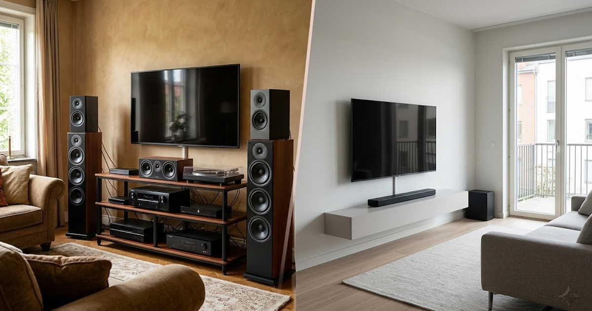 Soundbar hay loa rời: Thiết bị nào giúp nâng tầm âm thanh TV?